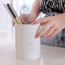  ins wind Nordic stainless steel chopstick tube chopstick cage mildew-proof chopstick basket drain rack chopstick storage box kitchen home