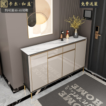 Modern light extravagant minimalist rockboard shoes cabinet Home doorway door hall large capacity Hyun Guan Cabinet Brief Baking Varnish Partition Cabinet
