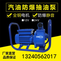 Large flow silent electric 12V24V220V explosion-proof self-priming metering high-power gasoline diesel unloading guide oil pump