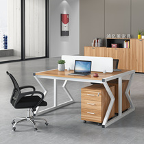 Modern Minimalist Desk Chair Furniture Computer Staff Screen Cassette Station station 2 46 Single combined table
