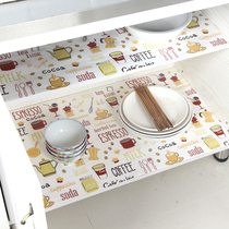 Cutable printing oil-proof cabinet mat drawer paper kitchen drawer mat paper moisture-proof mat insole cabinet waterproof mat