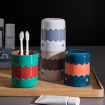 Mouthwash Cup household small monster brush tooth Cup wash cup couple toothbrush cup creative portable cylinder tooth bucket