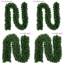 2 7M Christmas Artificial Green Garland Wreath Xmas Home Pa
