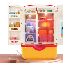 Kids Toy Fridge Refrigerator Accessories With Ice Dispenser