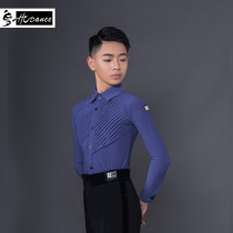 Dynasty Latin dance clothing costume performance clothing childrens standard clothing professional examination clothing boy Latin performance clothing HN5035