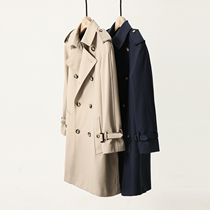 Rong Mei (FY0920570) Classic King Fried Italian Crafts High-density Waterproof Collection Grade Medium Long Trench Coat