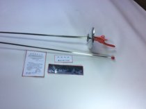  Badge Foil foil practice sword Rubber head gun handle Equipment coach Golden teaching substitute foil straight handle