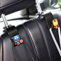 Cartoon car on-board upholstered hanger cute car interior with seat behind the back seat in-car accessories Accessories Hook