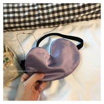 Zixia fairy ~ romantic half moon purple double-sided silk eye shield heating cold compress dual-purpose eye mask wearing
