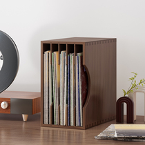 Gramovox Grammy vinyl record holder Solid wood LP record storage rack CD disc Acrylic storage box