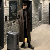 Cangshi Yizu joint cashmere coat men 2021 new winter Korean version of long high-grade woolen coat