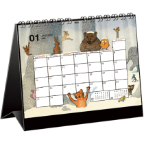 (Goose Baoshan Trading Co. Ltd.) Japans Post Forest theme illustration 2022 latest desk calendar calendar calendar