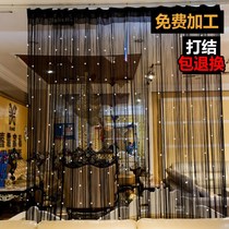 Line curtain shop decoration milk tea shop personality partition crystal bead curtain curtain curtain porch bedroom screen