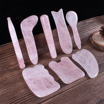 Natural crystal massage stick for chest powder body special sand line scraping plate neck artifact head meridian sparse
