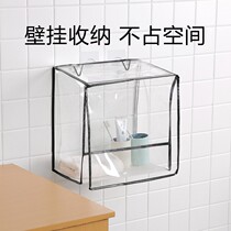 Bathroom bath clean clothes artifact clothing waterproof bag toilet hanging bag hanging bag storage rack wall hanging