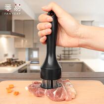 Tool for fried meat beef row needle Pine meat fine punching broken tendon tenderizer steak hammer stainless steel meat insertion fork