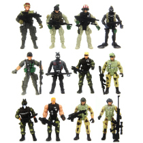 Military toy soldier assault sniper 10CM military soldier model weapon clothing clothing toy military scene