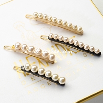 XIAN goods]French Alexandre de paris Alexander hair accessories Snow bean pearl side clip bangs clip