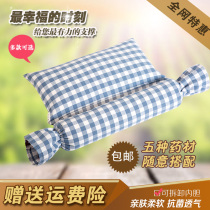 Shows Huxuan Cervical Spine Pillow Semen Cassiae Adult Spine Health Care Pillows Repair Neck Pillow Round Buckwheat Shell Pillow Core