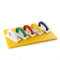 Hotel special PE plastic cutting board Planer cutting board scraper color raw and cooked classification restaurant cooking table planing