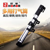 Ouanai mountain bike pump portable mini road bike high pressure pump riding equipment bicycle accessories
