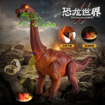 Large simulation electric egg-laying dinosaur Projection sound Walking Walking egg-laying dinosaur childrens toys