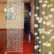 Mijia Pearl Curtain white waterfall bead curtain Crystal partition crystal bead curtain curtain curtain encryption screen