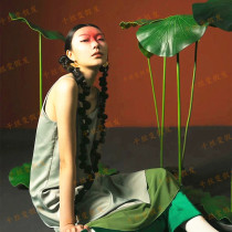 Curved wig Braid lengthened twist pigtail Art photo ponytail Net Red Studio photography powder-sucking artifact new product