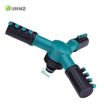 Hanxuan water automatic Rotating nozzle sprinkler watering flower sprinkler 4 points garden irrigation nozzle accessories