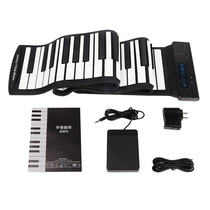 (Flagship store) Hand-rolled piano 49-key thickened beginner introduction Childrens practice Portable soft electronic keyboard early education
