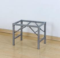 Metal folding table leg wrought iron stand table leg stand table leg stand folding table shelf simple