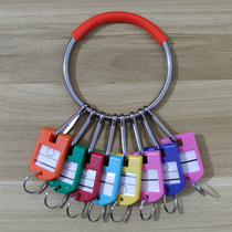 Rental landlord Large keychain ring string chain disc can be labeled and numbered Storage management artifact disc warehouse