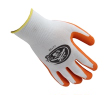 Honeywell YU138 reputation latex coating fine handling work gloves white polyester Palm dipping latex wrinkle