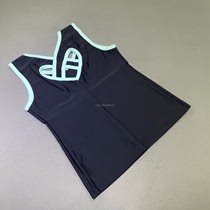 (Xiaoyuan R * G)Domestic rhythmic gymnastics training vest(peach heart) black mint green edge