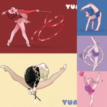 (Xiao Yuan R · G) Domestic rhythmic gymnastics dance original towel (meat girl Series 1)