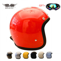 TTCO Harley retro helmet small helmet body FRP Four Seasons light narrow body electric car motorcycle locomotive half helmet