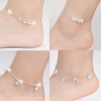 Star anklet female Sterling female sterling silver anklet female 2021 New Net red anklet female ins minority design