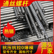 Pull bolt Building wire screw One-piece through the wall screw Full tooth coarse tooth template waterproof to the pull rod