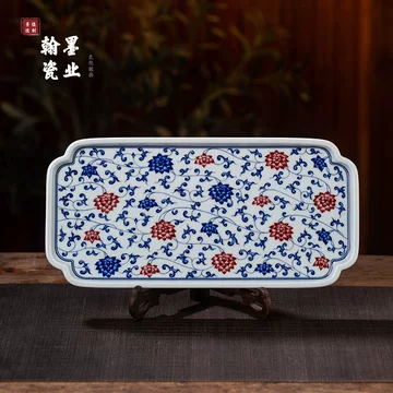 青花釉里红壶承-青花釉里红壶承促销价格、青花釉里红壶承品牌- 淘宝