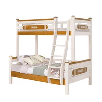 Songbao Kingdom Nordic solid wood high and low bed childrens childrens bed upper and lower beds 1 2 staircase bed bunk bed