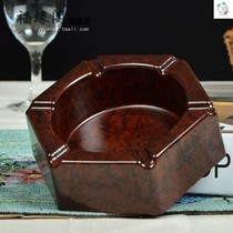 Chinese Wood Grain Ashtrays Creativity Home Hotel Guesthouse Anti-Fall Fire Protection Smoke Cylinder Living-room Tea Table Extermination of Smoke Sand