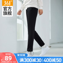 361 SPORTS PANTS WOMAN 2022 SUMMER NEW CASUAL LADY KNIT LONG PANTS CLOSED BUNCH FEET OPEN STRAIGHT DRUM PANTS