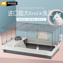 Ferplast Flying Treasure Rabbit Cage Guinea Pig Cage Indoor Home Special Size Dutch Pig Cage Luxury Rabbit Cage Anti-Spray Urine