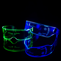 LED future glasses bounce technology cool colorful luminous lightsaber glasses vibrato with the same bar atmosphere props