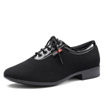 Leibo Mens Oxford Cloth Dance Shoes Modern Dance Indoor and Outdoor Hairy Bottom Gitba Mens Practice Dance Shoes
