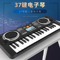 Cross-border Amazon Childrens Toys 37 Key Electronic Violin Boy Girl Instrument Emulated Piano Infant Taught Musical Gift