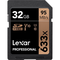 Lexar lexar SD Card 32G Read 95MB s write 20MB s 633x Support for devices with SD card interface