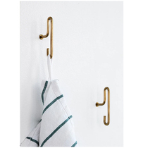 ACACIA) Nordic Minimalist Hanger Kitchen Towel Hook Toilet Towel Rack Designer Hooks