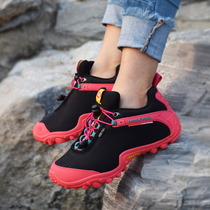 Mai Le outdoor shoes mens hiking shoes womens autumn and winter waterproof non-slip hiking shoes womens breathable off-road sports shoes climbing shoes