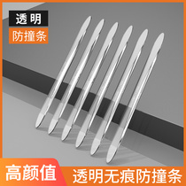 Door handle Anti-collision cushion silicone Anti-collision theorizer Home Refrigerator cabinet door buffer against wall sticker Wall anti-collision protection cushion